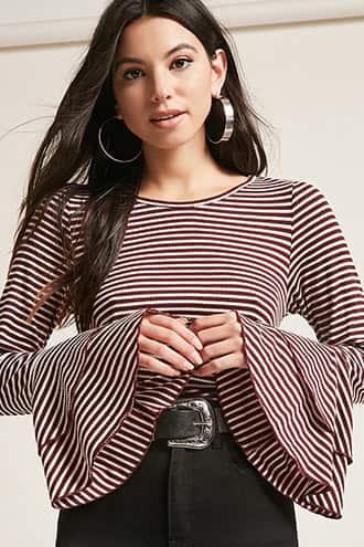 Forever21 Stripe Swing Top