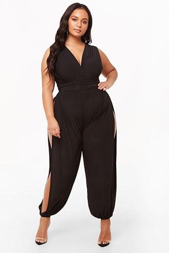 Forever21 Plus Size Split-leg Jumpsuit