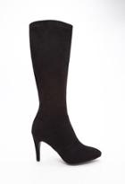 Forever21 Plus Faux Suede Knee-high Boots (wide)