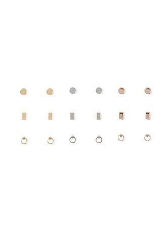 Forever21 Geo Stud Earrings Set