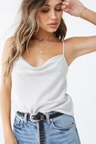 Forever21 Pinstriped Cowl Neck Cami