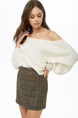 Forever21 Brushed Off-the-shoulder Sweater