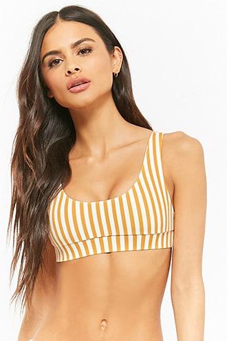 Forever21 Kulani Kinis Striped Bikini Top