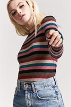 Forever21 Stripe Sweater-knit Top
