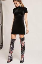 Forever21 Yoki Floral Over-the-knee Boots