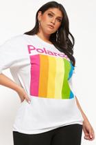 Forever21 Plus Size Polaroid Graphic Cropped Tee