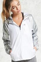 Forever21 Active Metallic Nylon Jacket