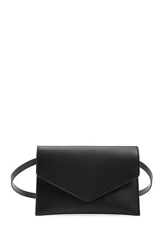 Forever21 Faux Leather Envelope Belt Bag
