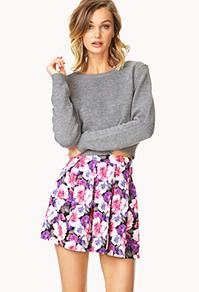 Forever21 Floral Fancy Skirt