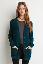 Forever21 Ribbed Button-front Cardigan