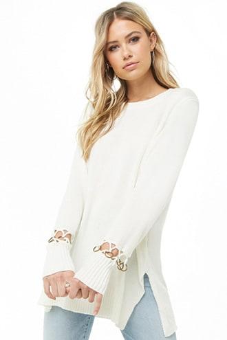 Forever21 O-ring Knit Sweater