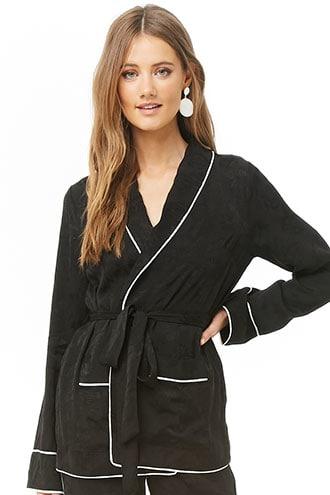 Forever21 Leaf Print Blazer