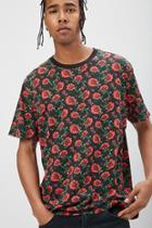 Forever21 Rose Floral Print Tee