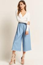 Forever21 High-waist Chambray Culottes