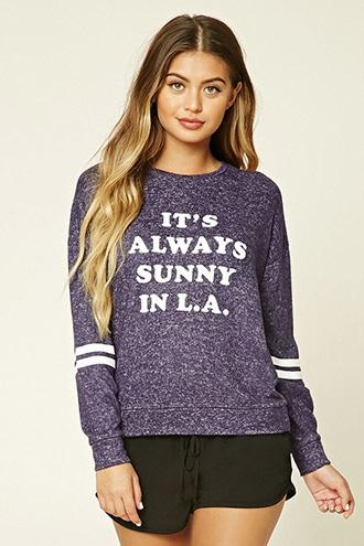 Forever21 Women's  It's Always Sunny Pj Tee