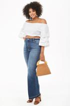 Forever21 Plus Size Flared High-rise Jeans