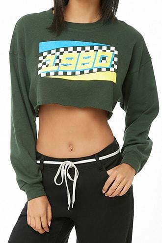 Forever21 1980 Cropped Tee