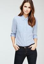 Forever21 Classic Pinstriped Shirt