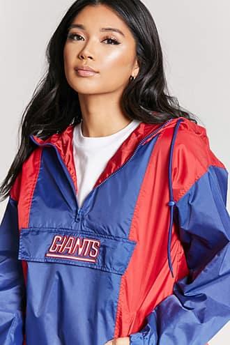 Forever21 Nfl New York Giants Graphic Anorak Jacket