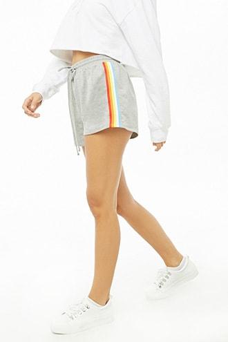 Forever21 Striped-trim Shorts