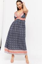Forever21 Plus Size Abstract Print Maxi Dress