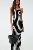 Forever21 Striped Crisscross Maxi Dress