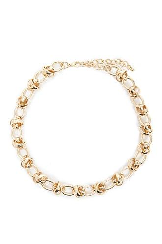 Forever21 Interlocked Chain Necklace