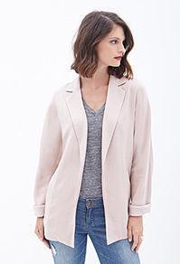 Forever21 Textured Boyfriend Blazer