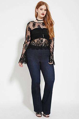 Forever21 Plus Women's  Plus Size Classic Bootcut Jeans