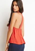 Forever21 Crocheted T-back Cami