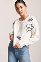 Forever21 Ribbed Daisy Sweater
