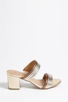 Forever21 Double-strap Striped Mules