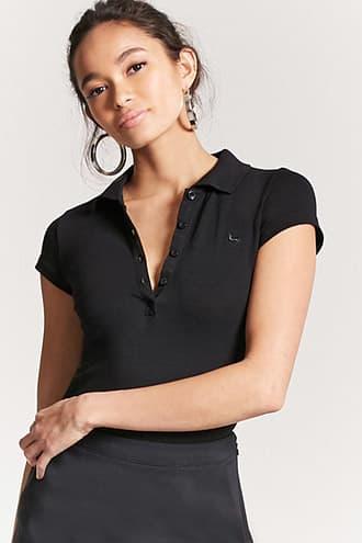 Forever21 Horse Embroidered Polo Shirt