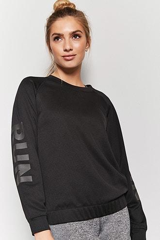 Forever21 Active Run Graphic Sweatshirt