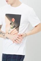 Forever21 Rose Romantic Silence Graphic Tee