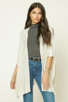 Forever21 Women's  Natural Contemporary Dolman Cardigan