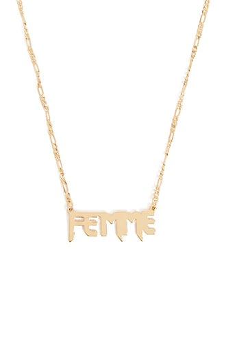 Forever21 Femme Pendant Chain Necklace
