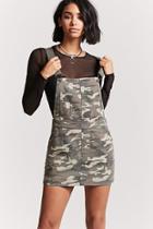 Forever21 Camo Overall Dress