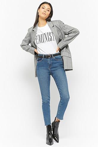 Forever21 The Style Club Feminist Graphic Tee