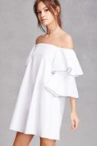 Forever21 Tiered Off-the-shoulder Dress
