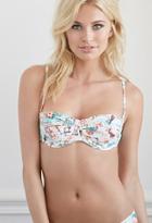 Forever21 Tropical Postcard Underwire Bikini Top