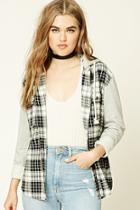 Forever21 Plaid Flannel Hoodie