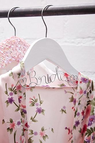 Forever21 Pretty Robes Wired Bride Hanger