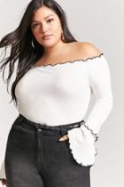 Forever21 Plus Size Bell Sleeve Off-the-shoulder Top