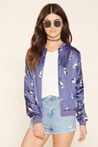 Forever21 Eric + Lani Puffin Print Jacket
