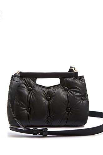 Forever21 Faux Leather Cushioned Shoulder Bag