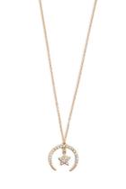 Forever21 Star & Crescent Moon Pendant Necklace