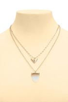 Forever21 Layered Arrow Pendant Necklace