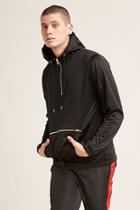 Forever21 Hooded Zip-pocket Pullover