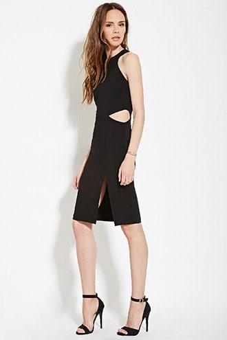 Forever21 Contemporary Side-cutout Dress